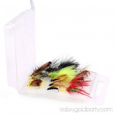 LotFancy 20PCS Dry Wet Flies Fishing - Nymph Flies, Woolly Bugger Flies, Streamers, Caddis Fly Assortment for Trout Bass Salmon